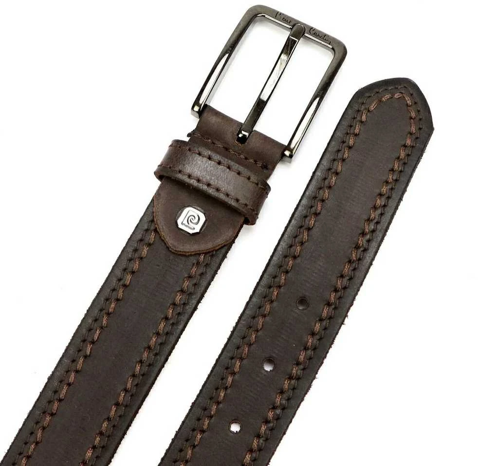 Vyriškas odinis diržas PIERRE CARDIN 3,5 cm