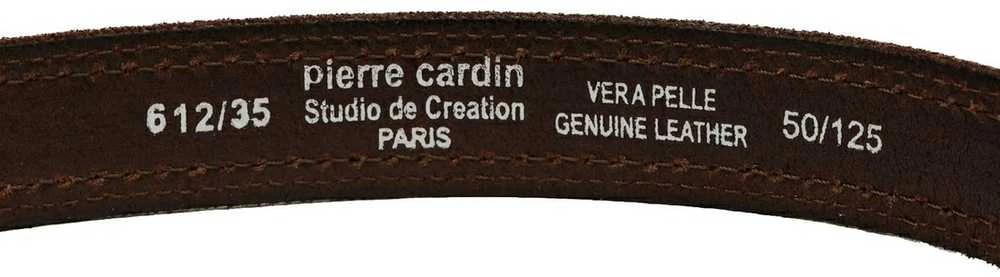 Vyriškas odinis diržas PIERRE CARDIN 3,5 cm