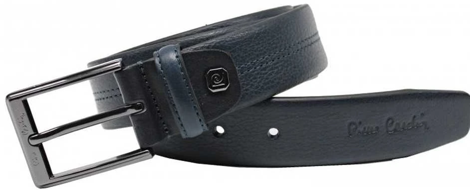 Vyriškas odinis diržas PIERRE CARDIN 8004a, mėlynas