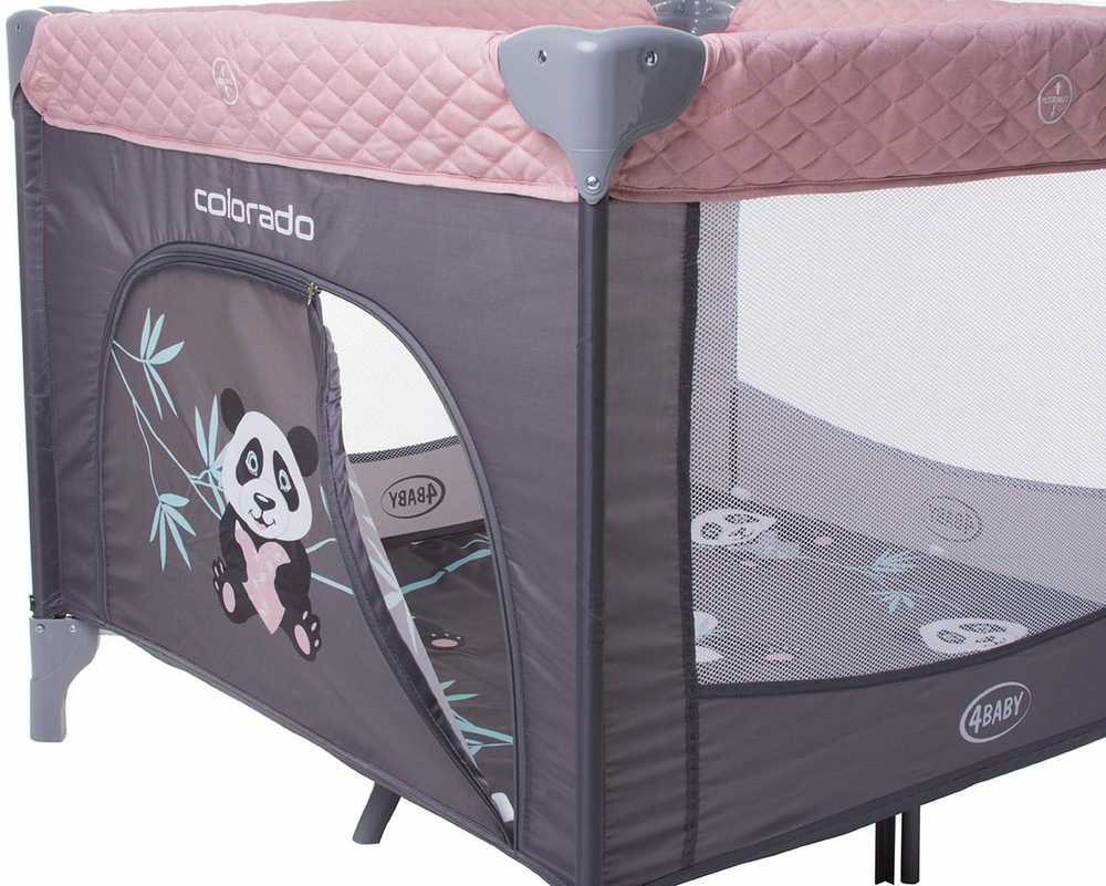 Vaikiškas maniežas 4Baby Colorado, Rožinė