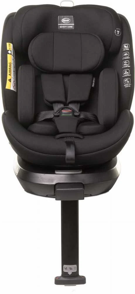 4Baby autokėdutė ENZO-FIX 40-150CM juoda I-SIZE