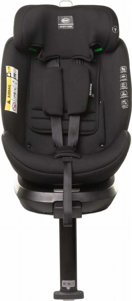 4Baby autokėdutė ENZO-FIX 40-150CM juoda I-SIZE