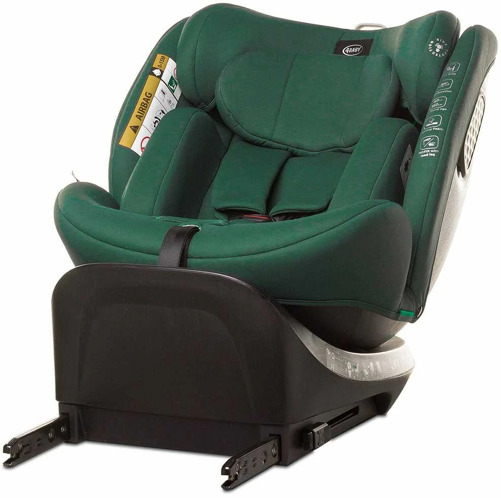 4Baby autokėdutė ENZO-FIX 40-150CM žalia I-SIZE
