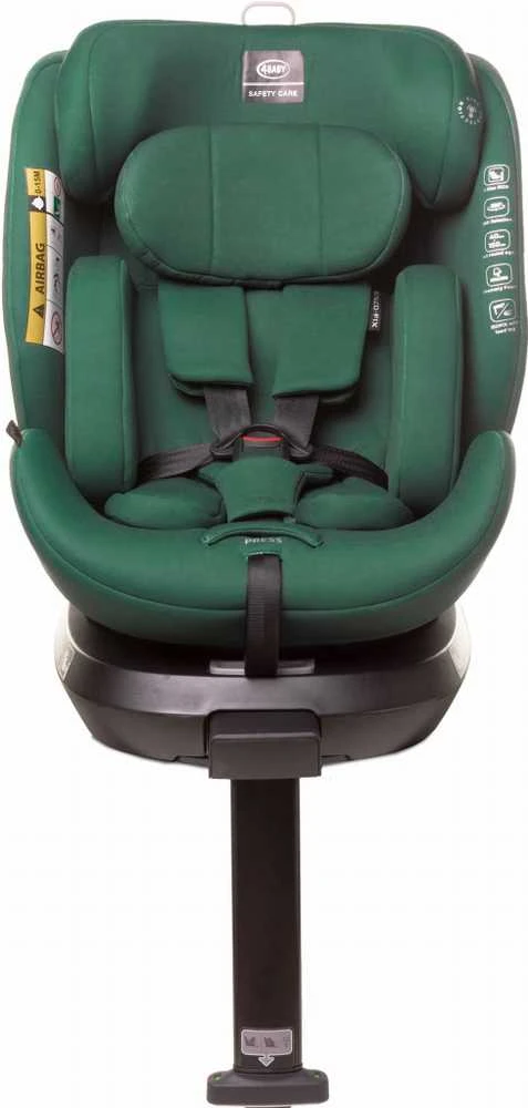 4Baby autokėdutė ENZO-FIX 40-150CM žalia I-SIZE
