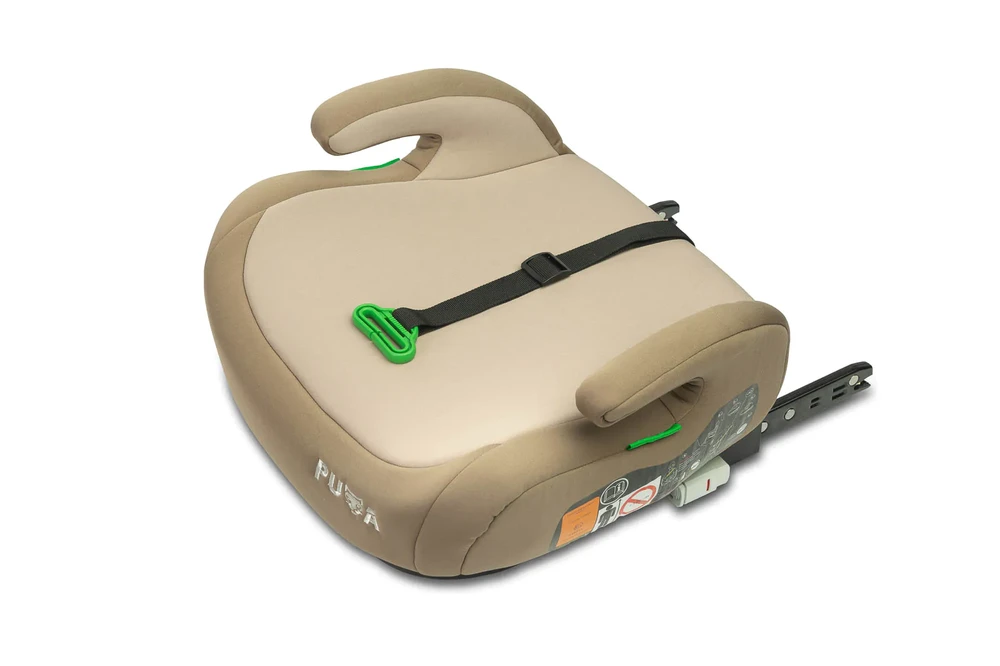 Automobilinė kėdutė - paaukštinimas Caretero Puma Isofix-I-Size, 125-150 cm, smėlio spalvos