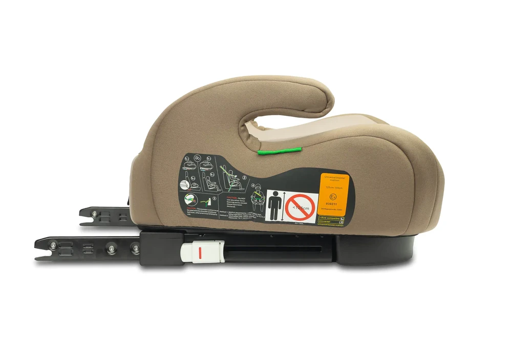Automobilinė kėdutė - paaukštinimas Caretero Puma Isofix-I-Size, 125-150 cm, smėlio spalvos