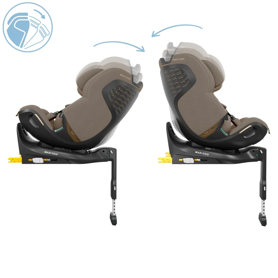 Automobilinė kėdutė Maxi-Cosi Emerald 360 Pro, su IsoFix, 40–150 cm, rudos spalvos