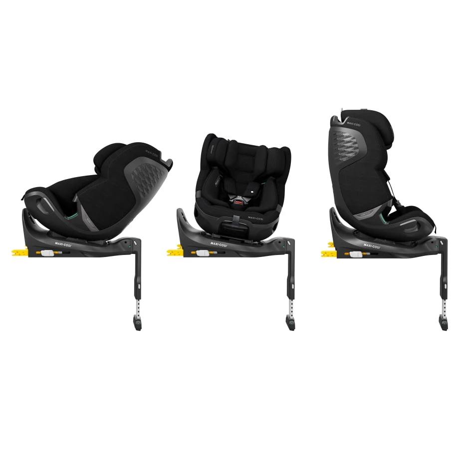 Automobilinė kėdutė Maxi-Cosi Emerald 360 Pro, su IsoFix, 40–150 cm, juodos spalvos