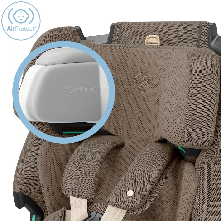 Automobilinė kėdutė Maxi-Cosi Emerald 360 Pro, su IsoFix, 40–150 cm, rudos spalvos