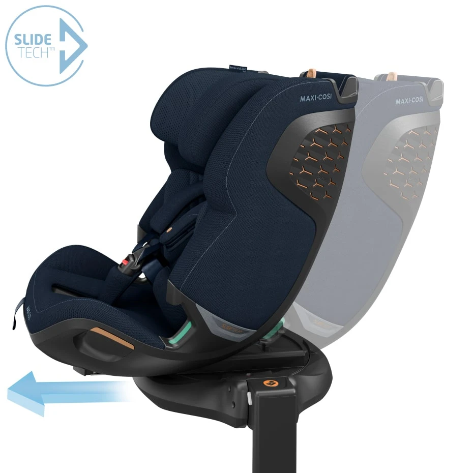 Maxi-Cosi Emerald 360 Pro su išstumiama SlideTech funkcija