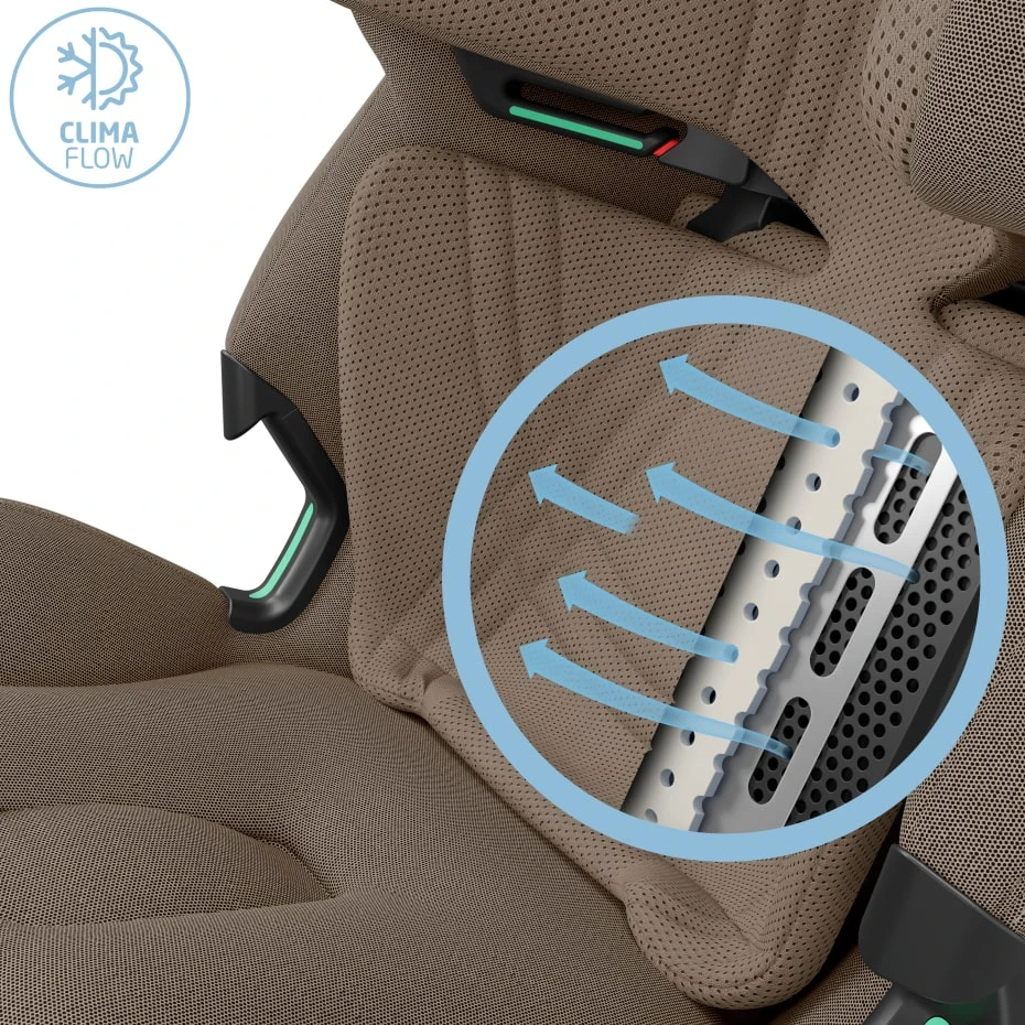 Automobilinė kėdutė Maxi-Cosi Emerald 360 Pro, su IsoFix, 40–150 cm, rudos spalvos