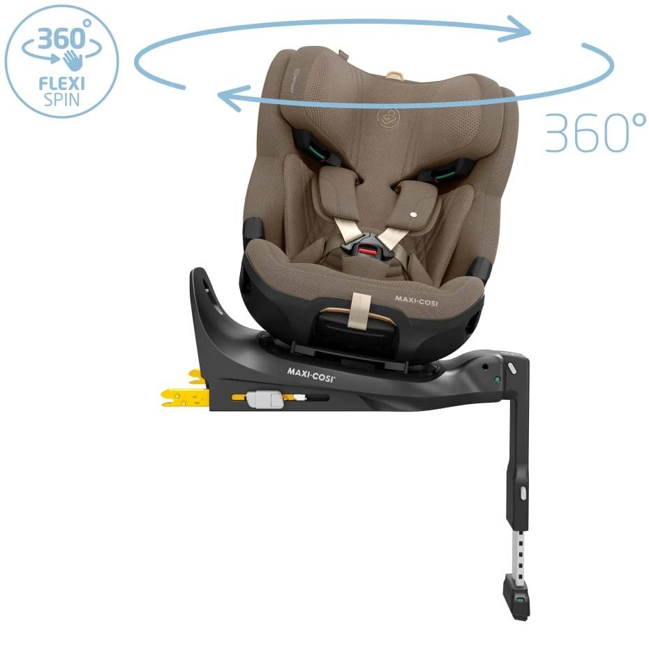 Automobilinė kėdutė Maxi-Cosi Emerald 360 Pro, su IsoFix, 40–150 cm, rudos spalvos