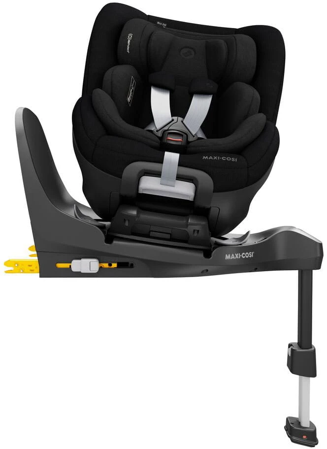 Automobilinė kėdutė Maxi-Cosi Mica 360 Pro, su i-Size, 0-18 kg (40-105 cm), juodos spalvos