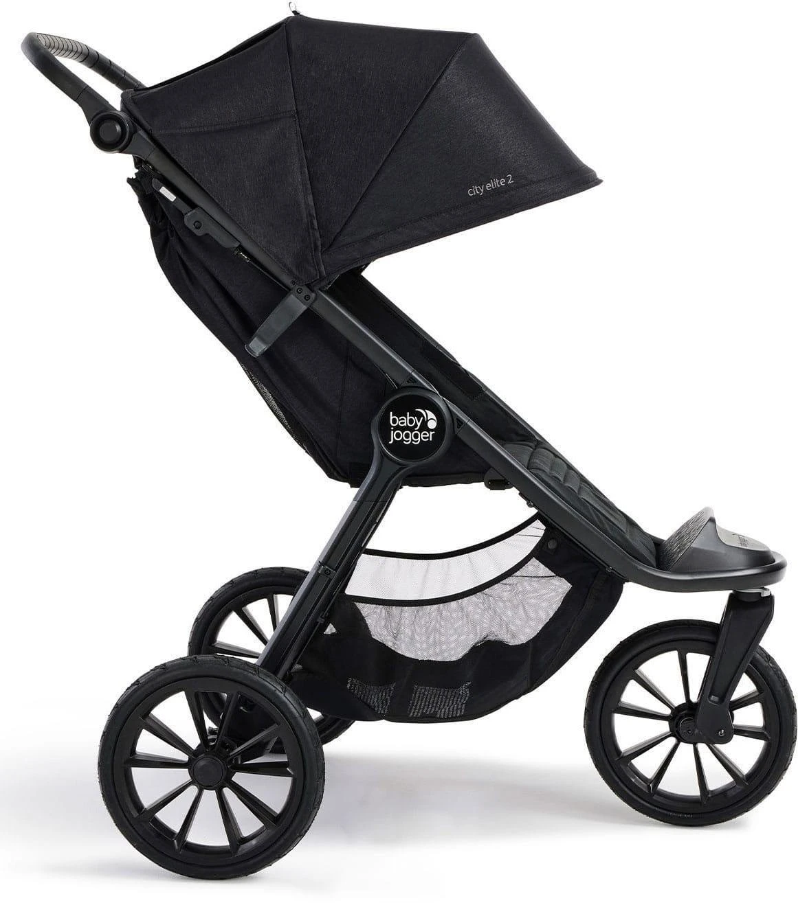 Baby Jogger City Elite 2 - vežimėlis | Prabangi juoda