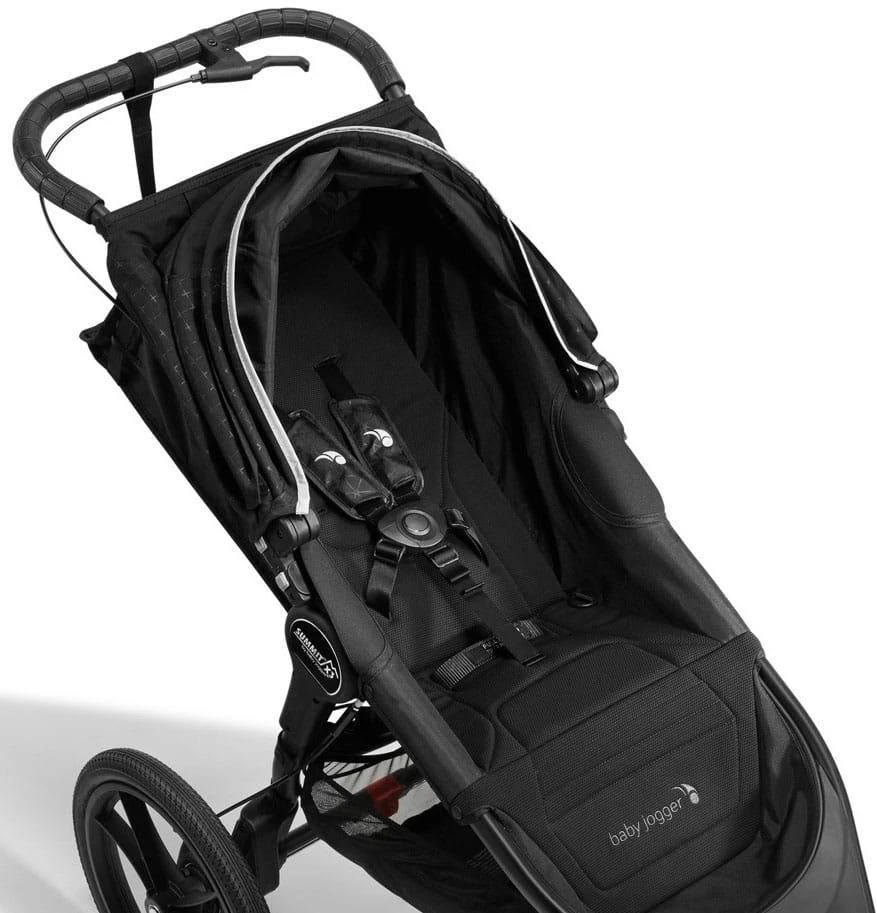 Vežimėlis Baby Jogger Summit X3, juodas (Midnight Juodas)