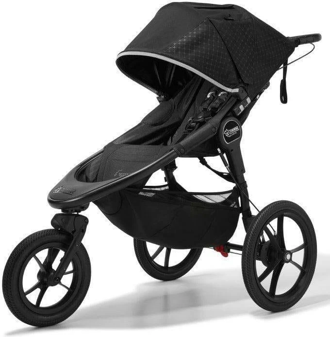 Vežimėlis Baby Jogger Summit X3, juodas (Midnight Juodas)