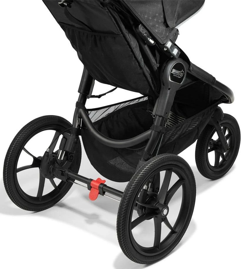 Vežimėlis Baby Jogger Summit X3, juodas (Midnight Juodas)