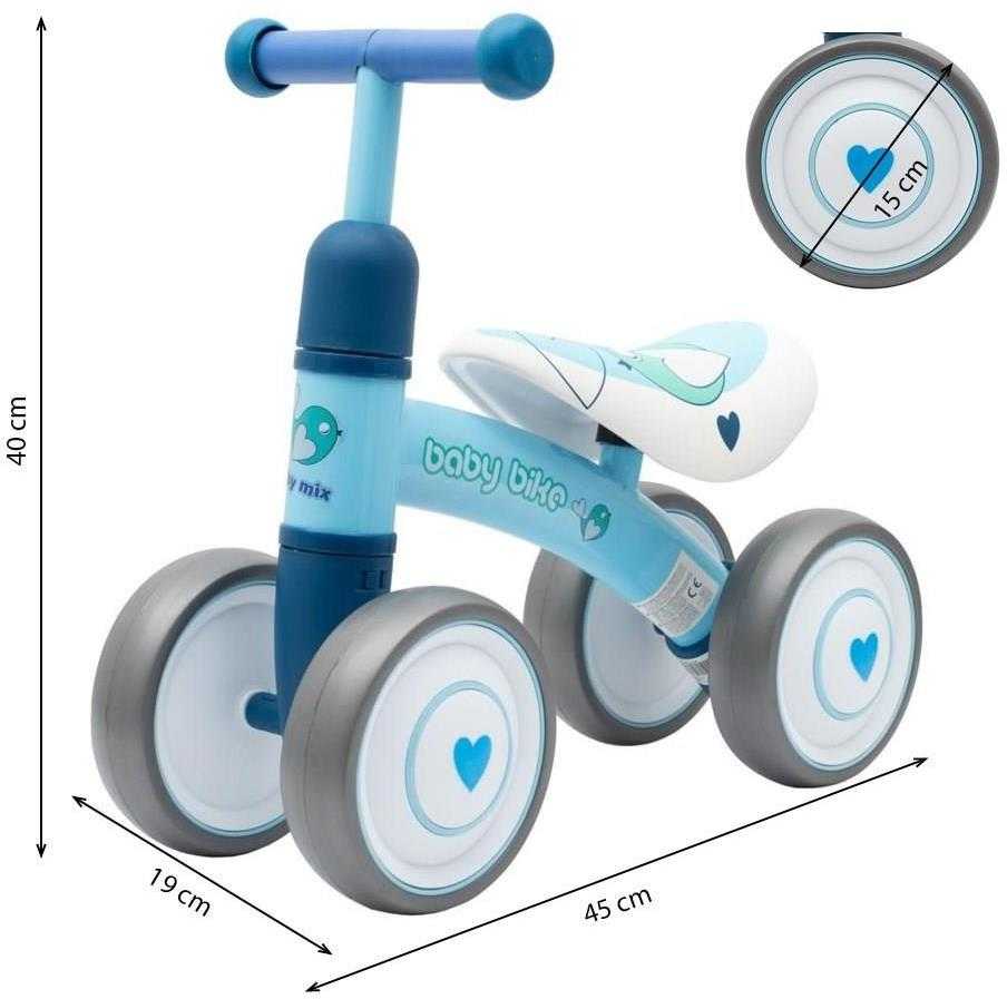 Baby Mix Baby Bike Fruit rožinis