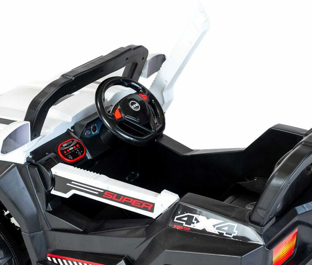 Elektromobilis Buggy Baby Mix Space baltas