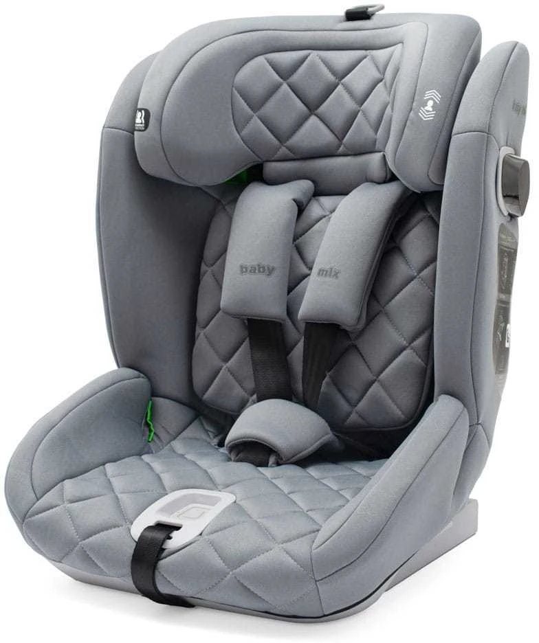 Automobilinė kėdutė BABY MIX HERO PRO I-SIZE 2026 pilka
