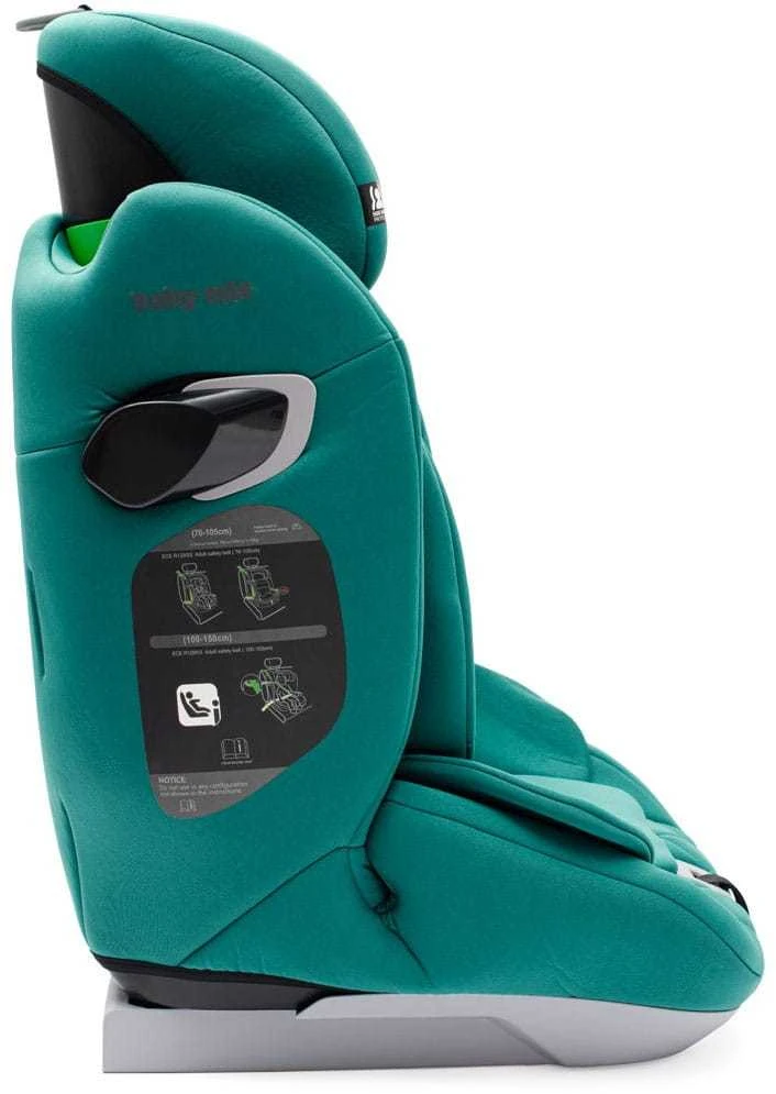 Smaragdinė BABY MIX automobilinė kėdutė - šoninis vaizdas