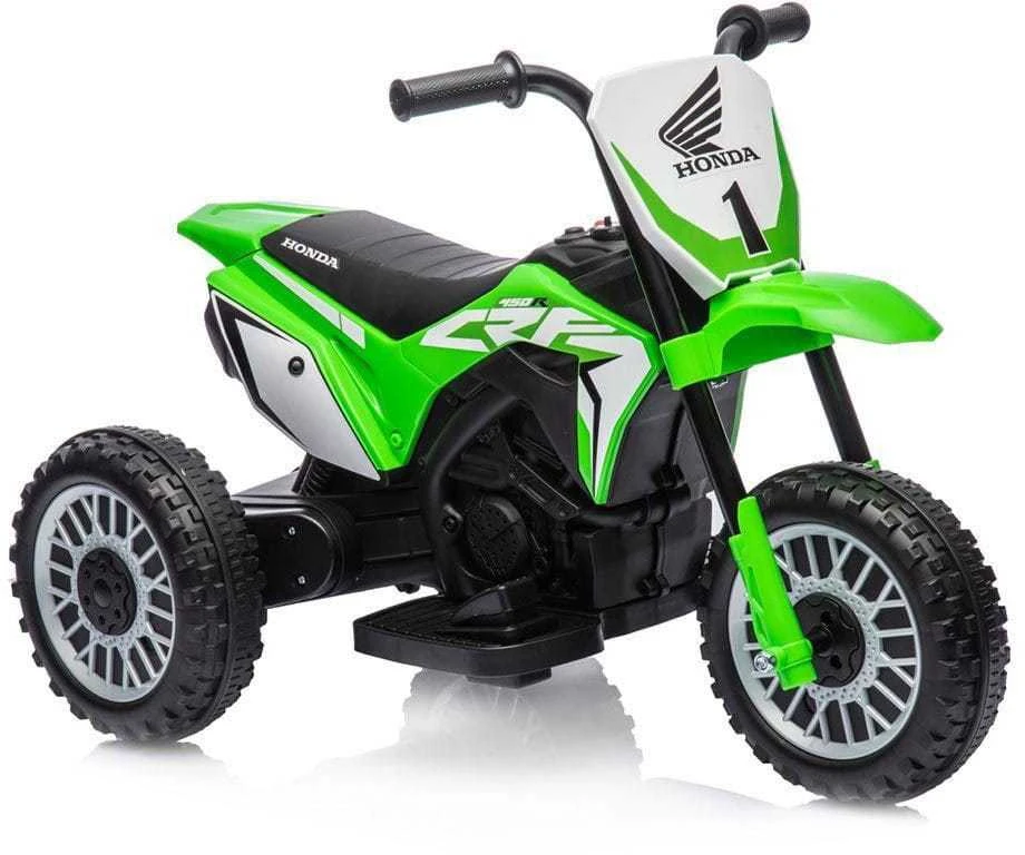 Elektrinė motociklas Baby Mix Honda CRF 450R žalia