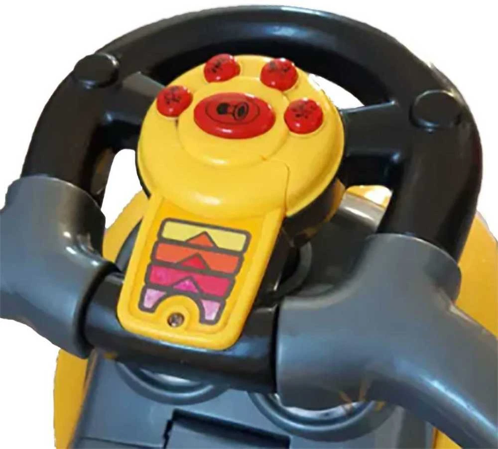 Baby Mix Mega Car geltonas 3in1 Baby Mix Mega Car