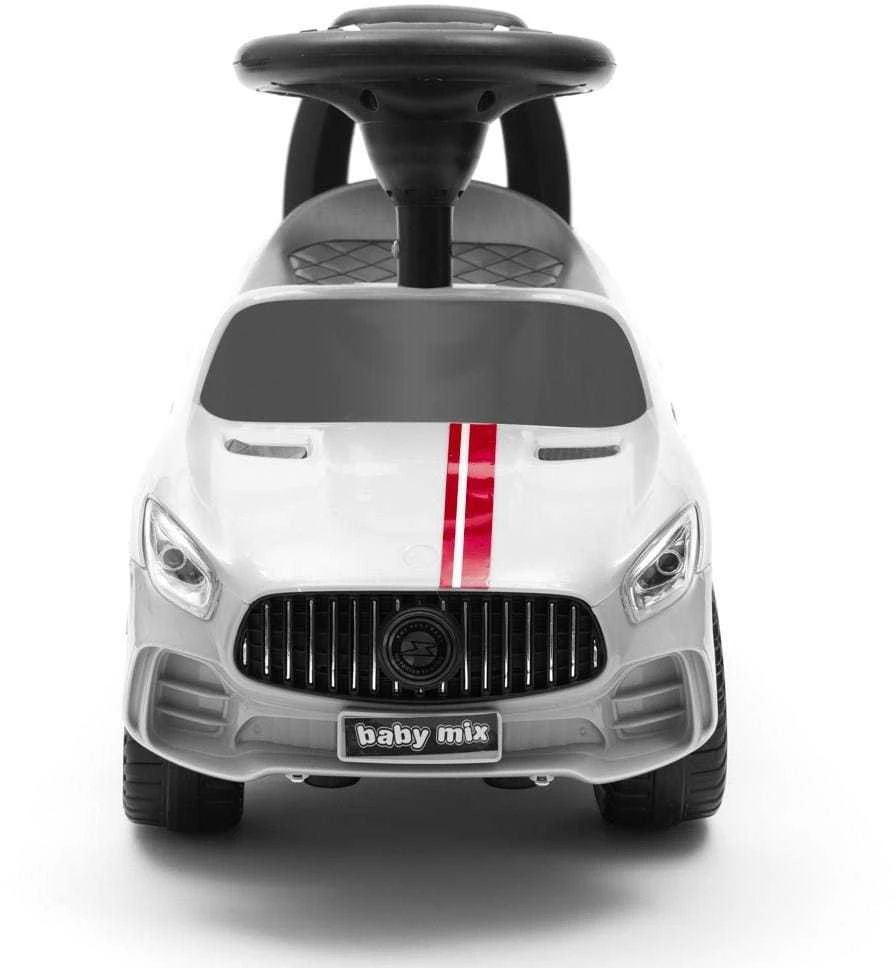BABY MIX 45835 Vaikiškas žaislas su garsu RACER baltas