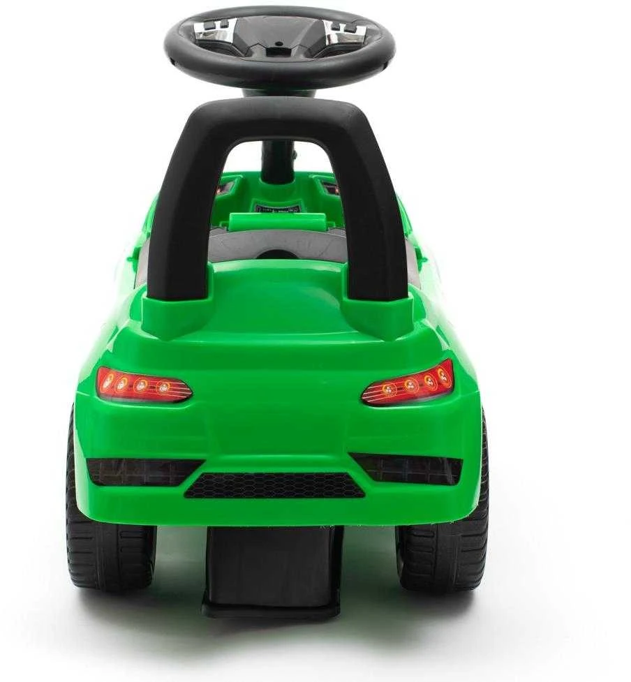 Baby Mix RACER žalias kūdikio supamas žaislas su garsais