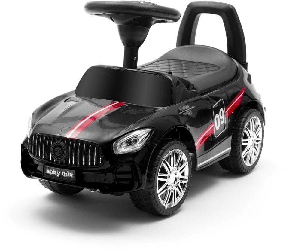 BABY MIX 45832 Vaikiškas žaislas su garsu RACER juodas