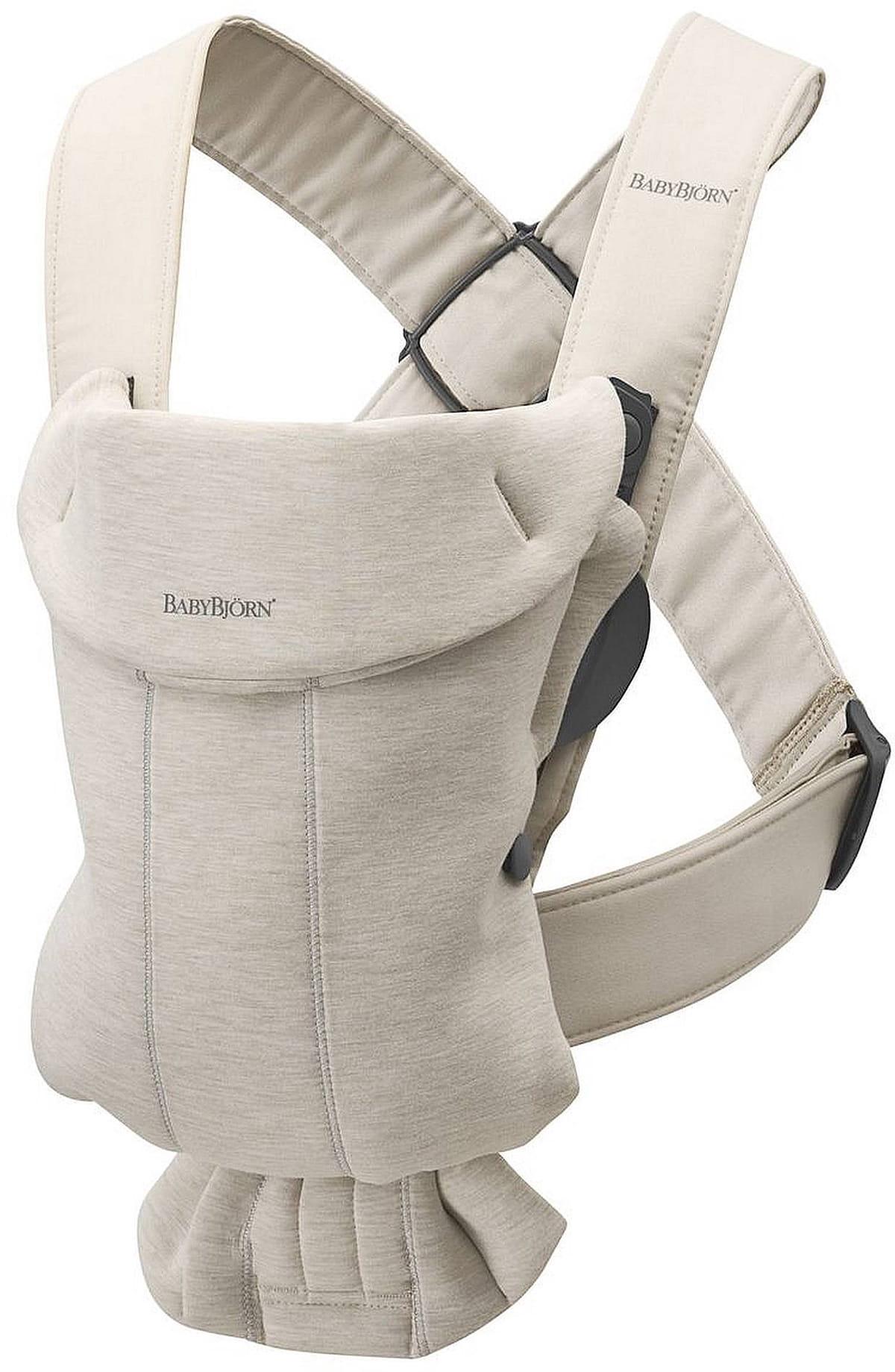 BABYBJORN nešioklė MINI 3D JERSEY, light beige, 021087