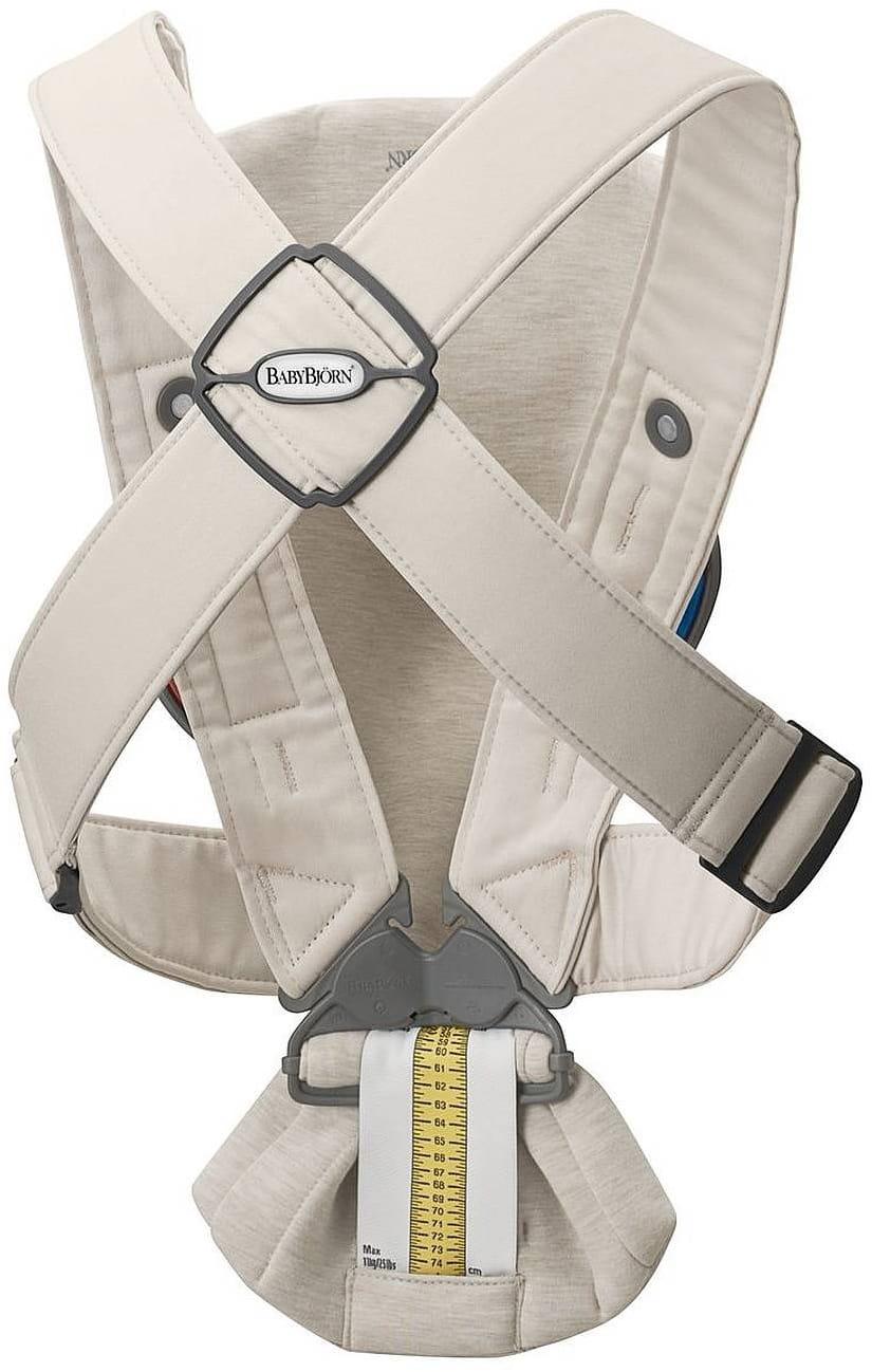 BABYBJORN nešioklė MINI 3D JERSEY, light beige, 021087