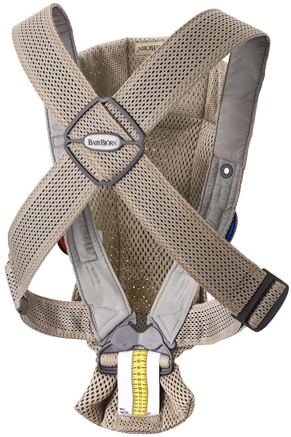 BABYBJORN nešioklė Mini Greige 3D Mesh