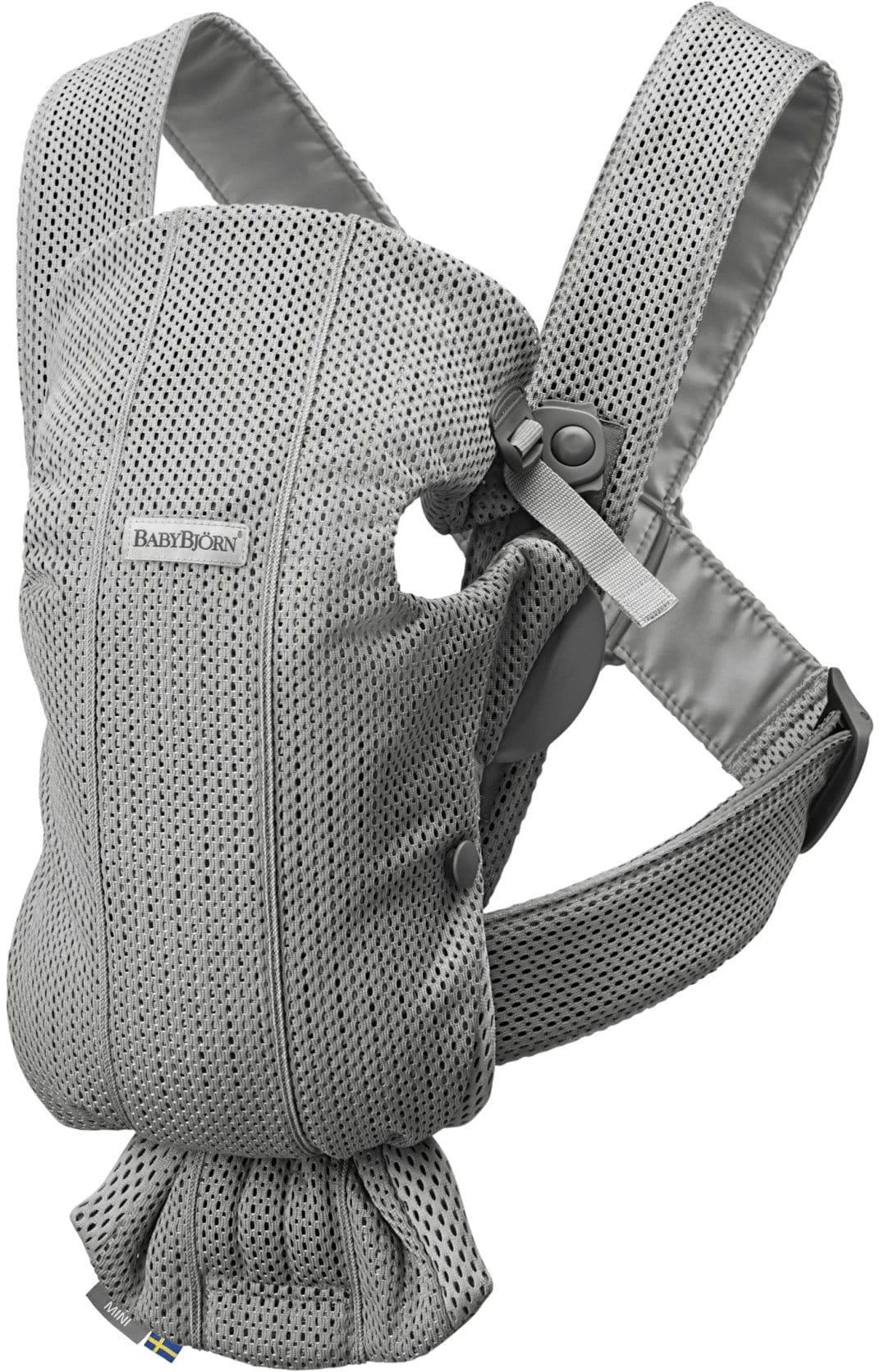 BABYBJORN nešioklė Mini, Mesh 3D, Pilkas, 021018