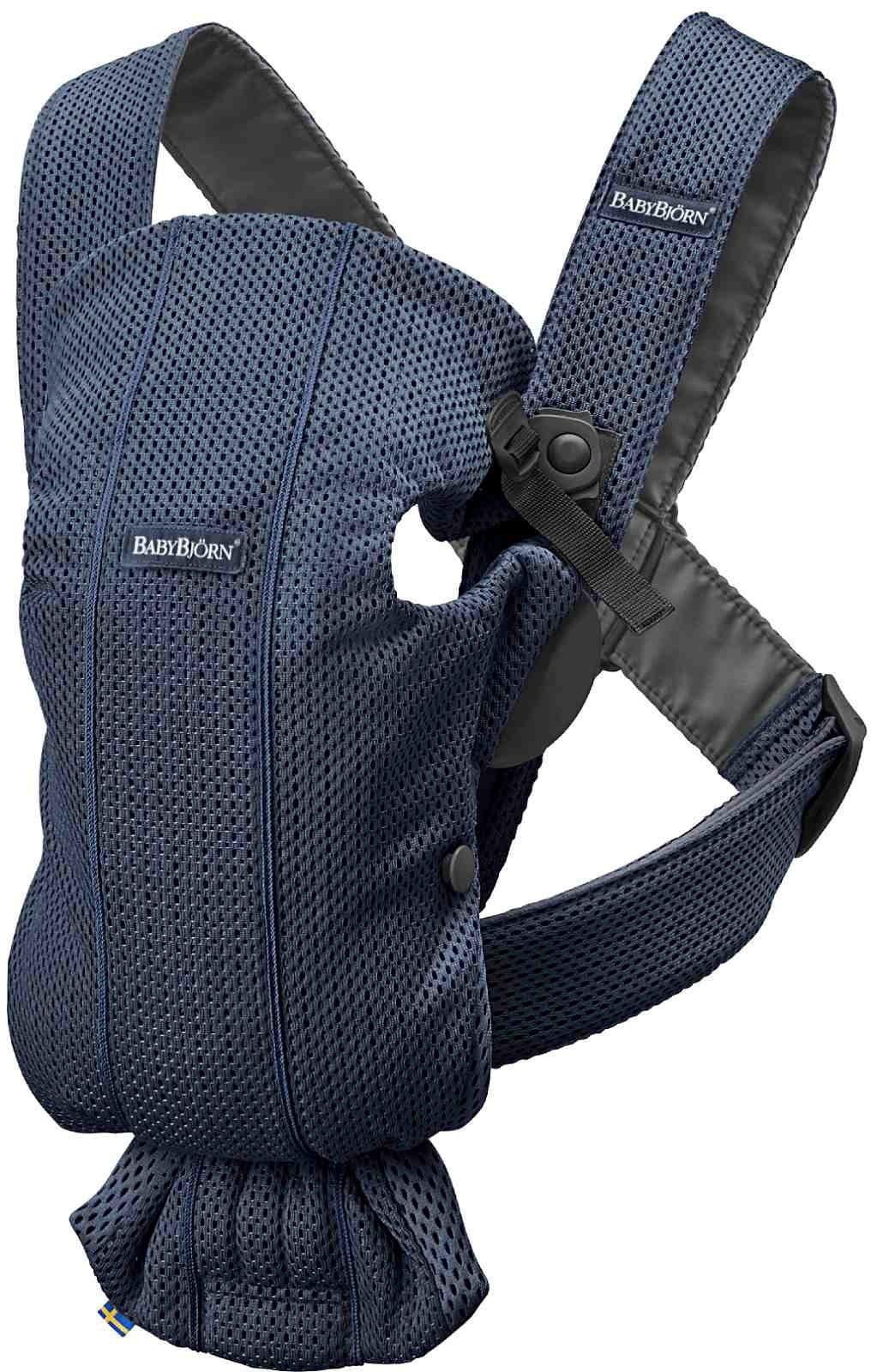 BabyBjorn BABYBJORN MINI 3D tinklelis – nešioklė, tamsiai mėlyna