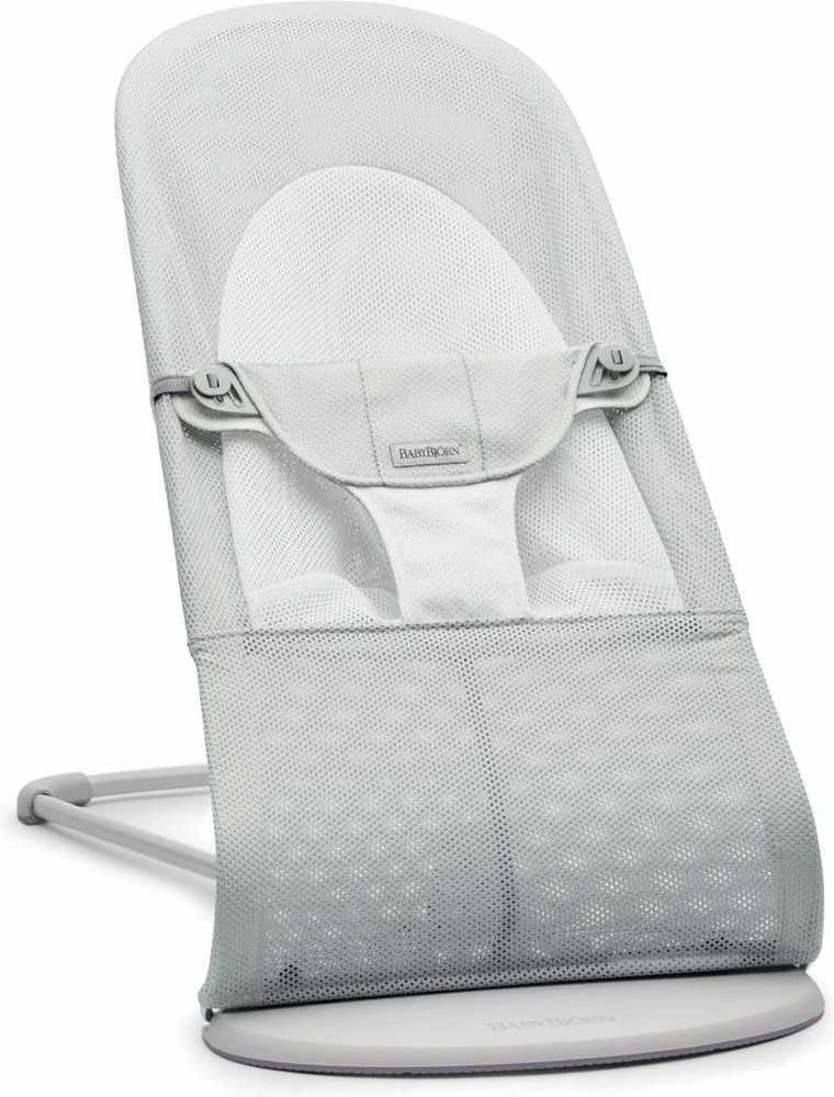 BABYBJORN gultukas Balance Soft Mesh, sidabrinis/baltas, 005129A
