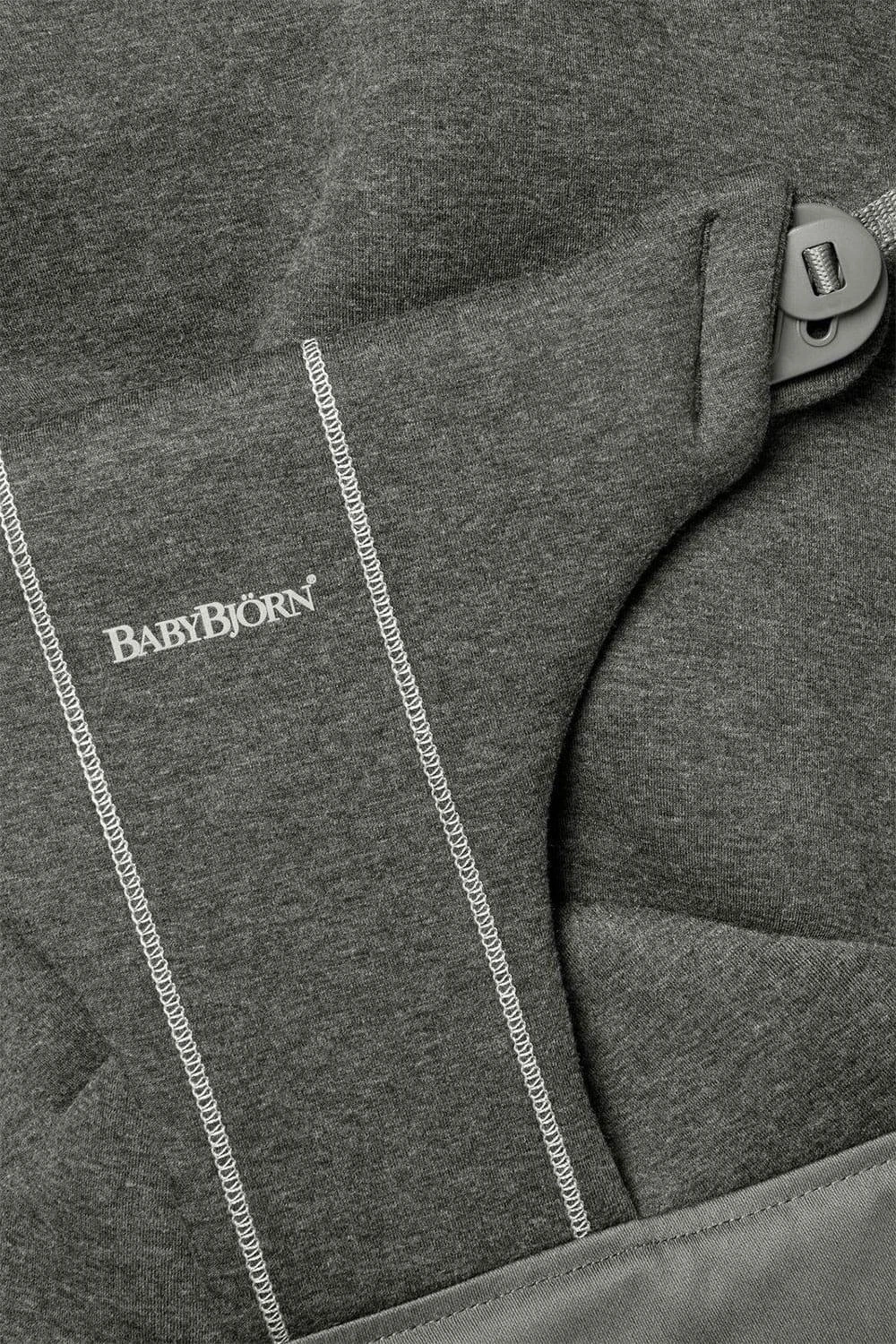 BABYBJORN gultuko audinys BLISS 3D Jersey, charcoal pilkas, 12076 (Nemokamas pristatymas)