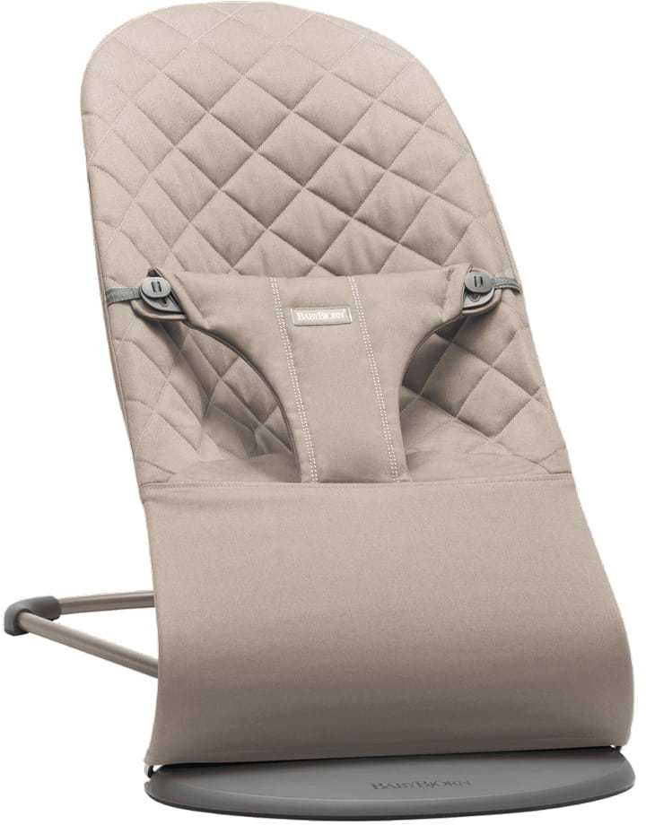 BabyBjorn Bliss - vaikiškas gultas, komplektas su žaislu | Audinys klasikinis smėlio spalvos