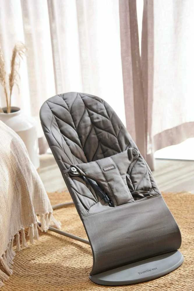 BabyBjorn Bliss - vaikiškas gultas | Žiedlapis Quilit / antracitas