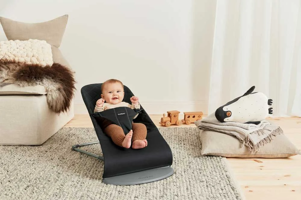 BabyBjorn Bliss - vaikiškas gultas | Austa juoda
