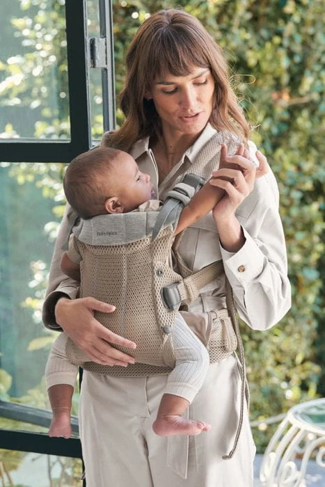 BABYBJORN nešioklė HARMONY 3D MESH, pilkas beige, 088002