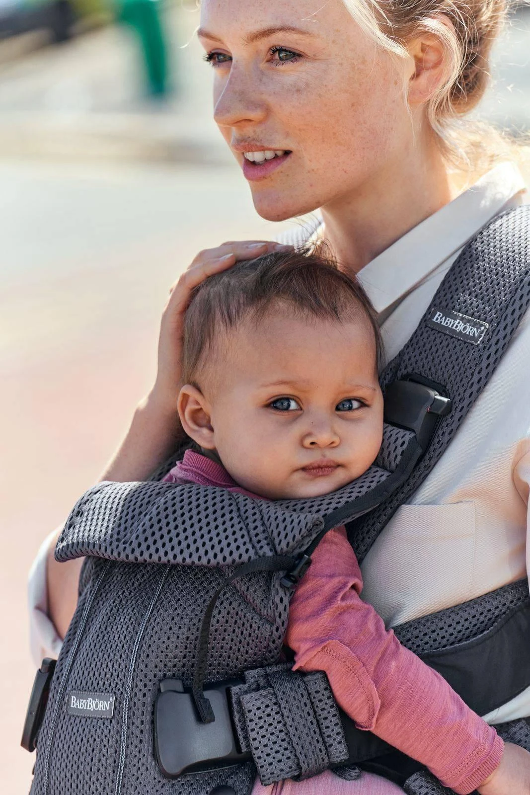 BABYBJORN nešioklė ONE AIR, anthracite, 098013
