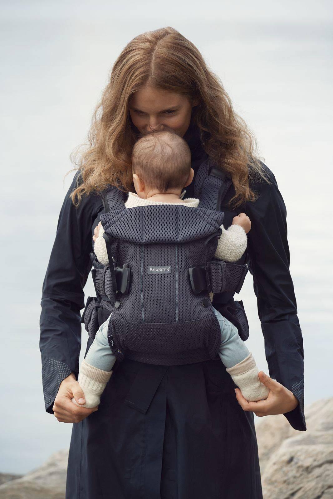 BABYBJORN nešioklė ONE AIR, anthracite, 098013, žema kaina | Varle.lt