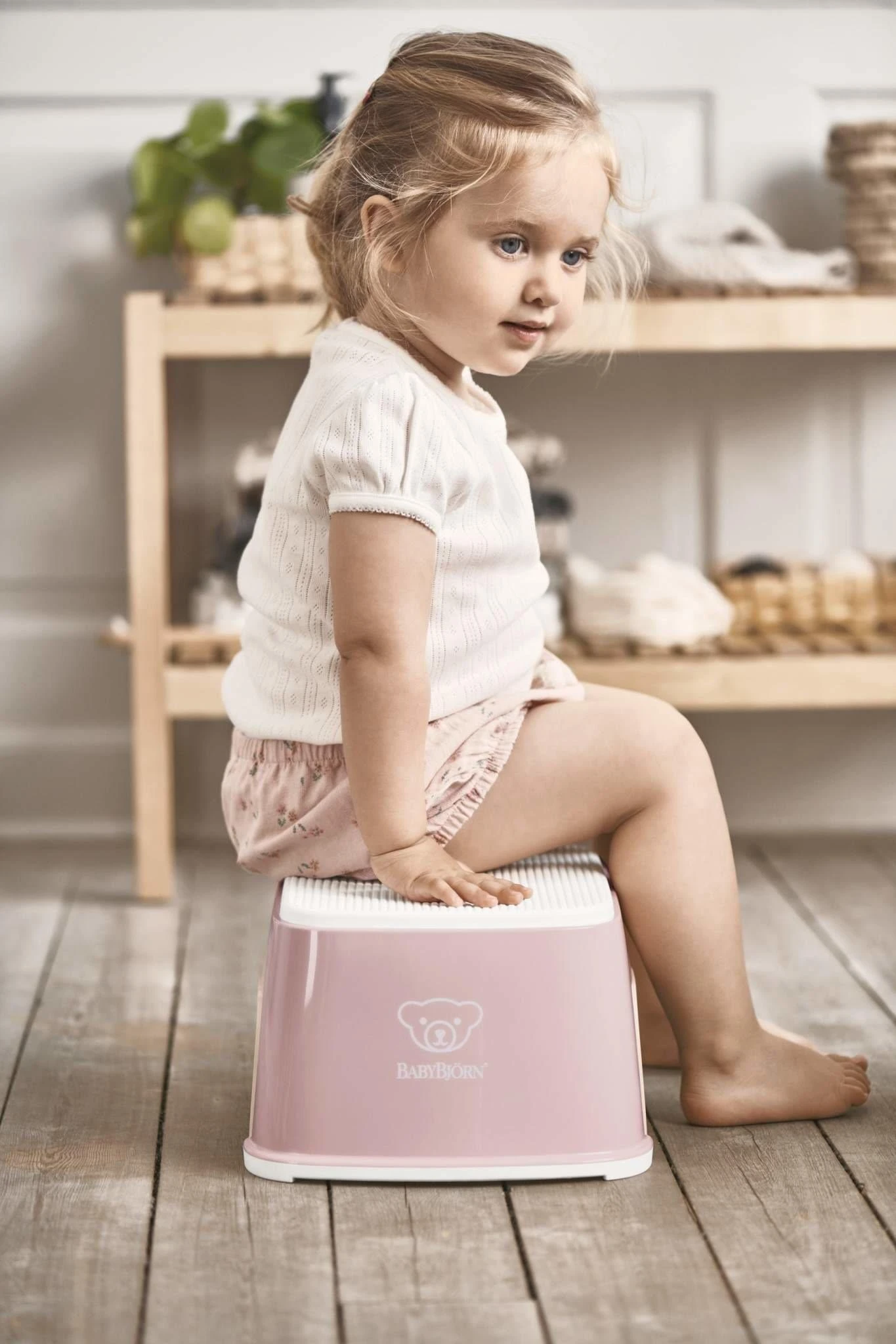 BABYBJORN laiptelis, Pudros rausva/Baltas, 061264