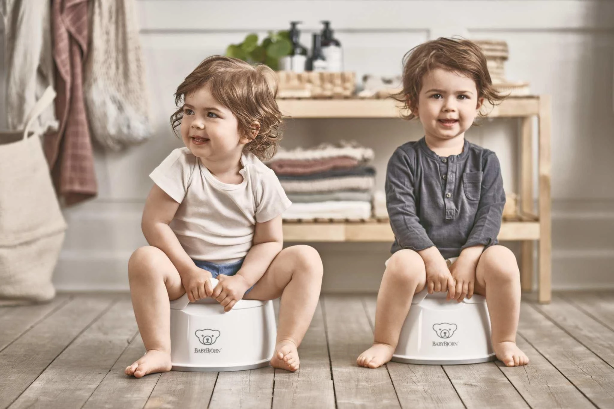 BABYBJORN Smart Potty naktipuodis Baltas/Pilkas 051221