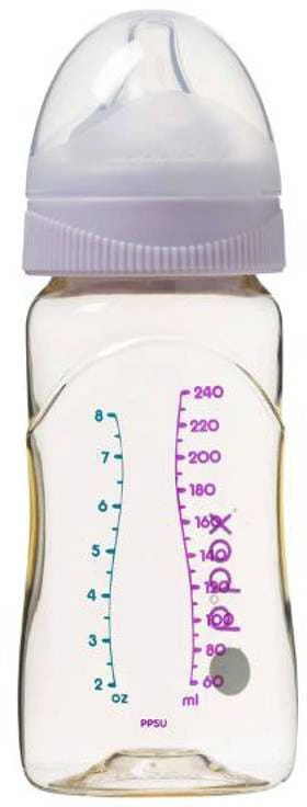B.BOX BB00754 BABY maitinimo buteliukas su žinduku, pagamintas iš PPSU 240 ml bijūno