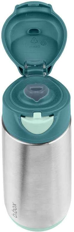 B.BOX BB500907 Termo buteliukas su sportiniu snapeliu 500 ml Emerald Forest