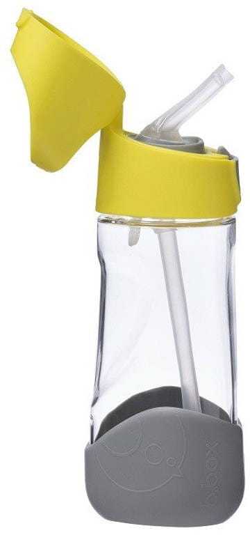 b.box - tritan buteliukas su šiaudeliais 450 ml | Citrinų sorbetas