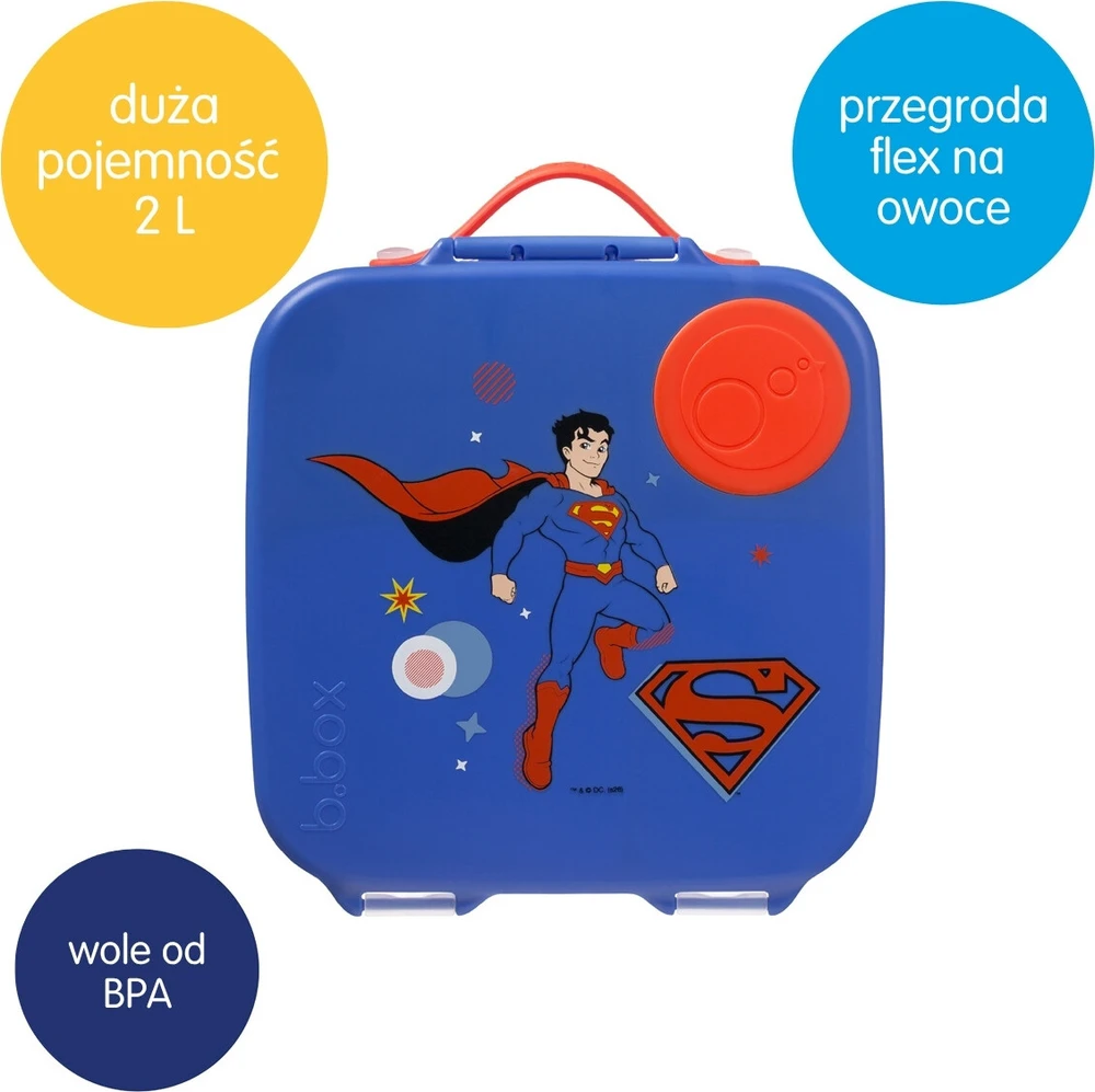 b.box Lunchbox - indas na obiad, lunch | Superman
