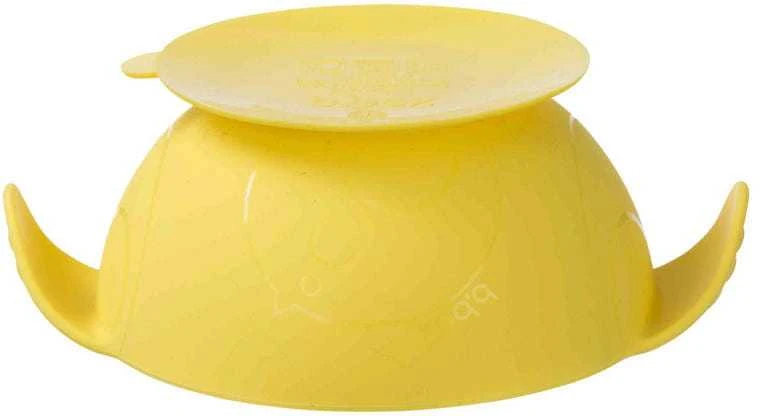 B.BOX BB00473 Silikoninis dubuo su siurbtuku ir šaukštu Lemon Sherbet